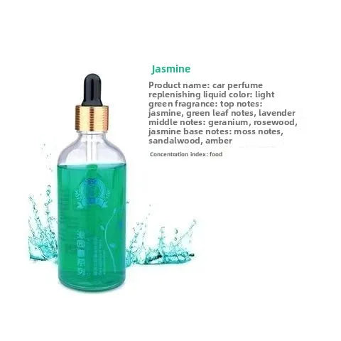 Car Perfume Refill Liquid, High-End Car Essential Oil, Deodorizing Cologne for Men and Women, Long-Lasting Light Fragrance, Car Aromatherapy