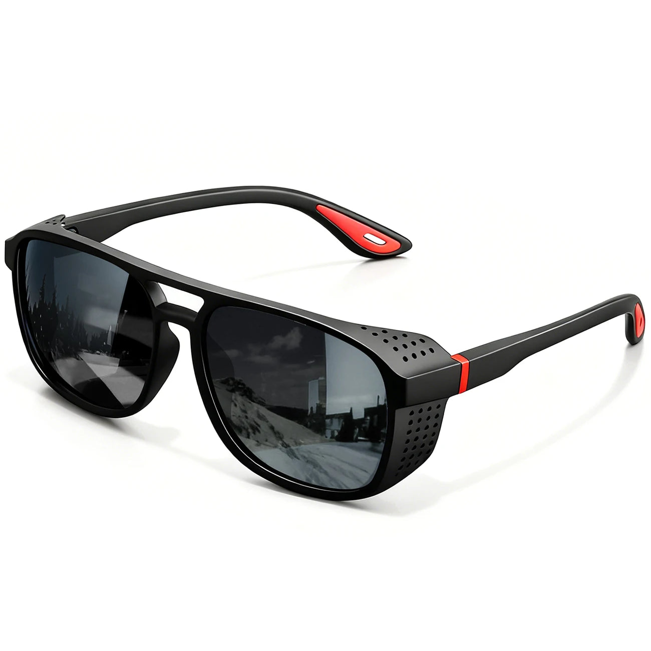 New Punk Polarized Sports Sunglasses Windproof UV400 Lightweight for Cycling Running Driving Outdoor Activities