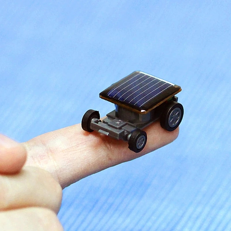 Creative Design Solar Power Mini Car Early Education Toy Novelty Solar Energy Car Puzzle Educational Gadget Science Experiment